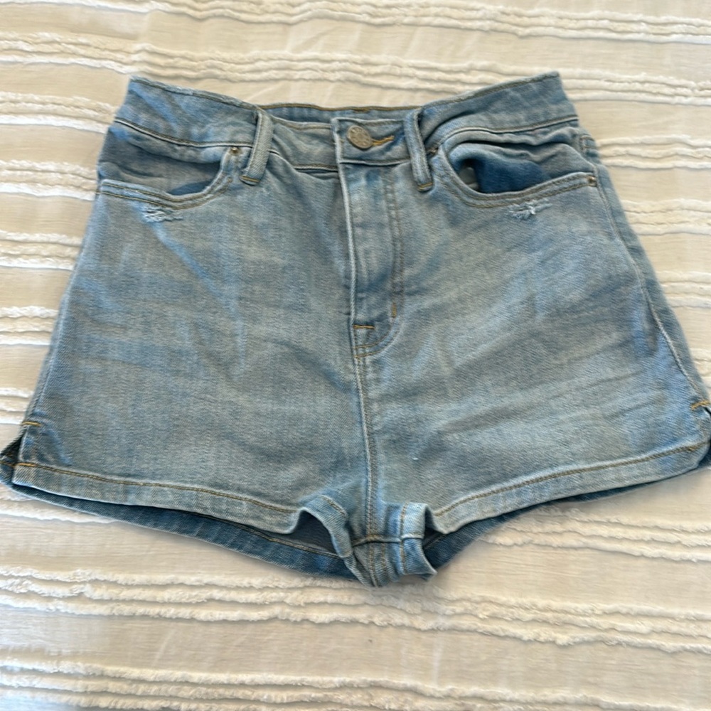 BDG Super High Rise Pin Up Denim Shorts Size 26